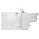 Ella Wheelchair Transfer 36"x55" Acrylic Hydro Massage Walk-In Bathtub with Right Outward Swing Door, 5 Piece Fast Fill Faucet, 2" Dual Drain
