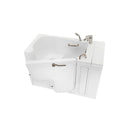 Ella Wheelchair Transfer 30"x52" Acrylic Soaking Walk-In-Bathtub, Right Outward Swing Door, 2 Piece Fast Fill Faucet, 2" Dual Drain