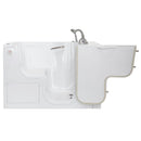 Ella Wheelchair Transfer 36"x55" Acrylic Hydro Massage Walk-In Bathtub with Right Outward Swing Door, Heated Seat, 5 Piece Fast Fill Faucet, 2" Dual Drain