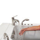 Ella Elite 30"x52" Acrylic Air and Hydro Massage Walk-In Bathtub with Left Inward Swing Door, 2 Piece Fast Fill Faucet, 2" Dual Drain 10