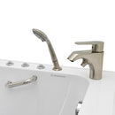 Ella Royal 32"x52" Acrylic Air and Hydro Massage and Heated Seat Walk-In Bathtub with Right Inward Swing Door, 2 Piece Fast Fill Faucet, 2" Dual Drain 10