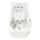 Ella Mobile 26"x45 Acrylic Air and Hydro Massage Walk-In Bathtub with Left Outward Swing Door, 2 Piece Fast Fill Faucet, 2"  Drain 10