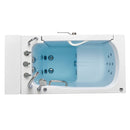 Ella Wheelchair Transfer 32"x52" Acrylic Hydro Massage Walk-In Bathtub with Right Outward Swing Door, Heated Seat, 5 Piece Fast Fill Faucet, 2" Dual Drain 10