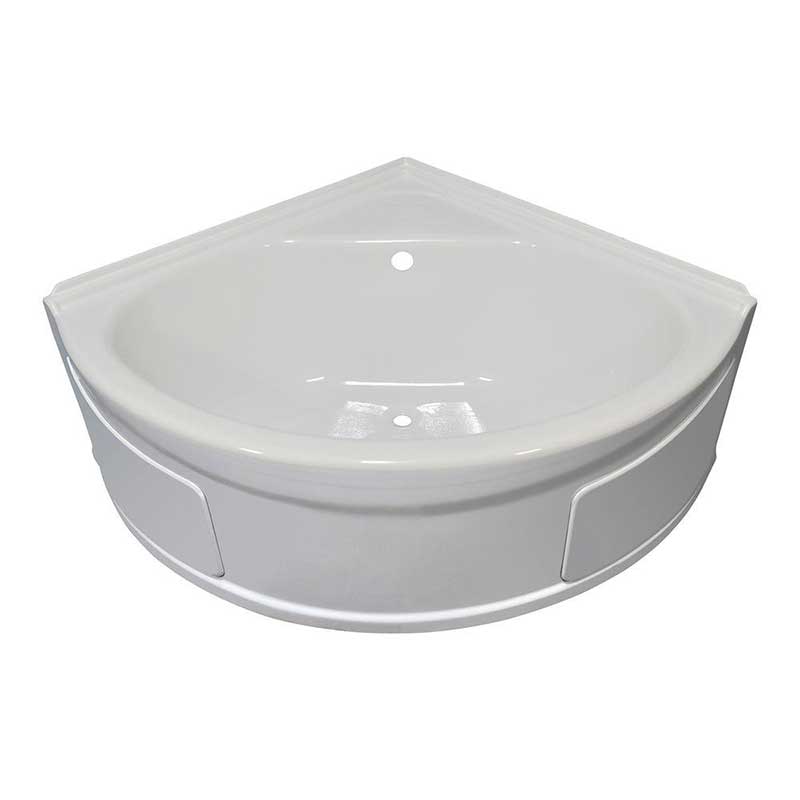 Lyons Industries Sea Wave 4 ft. Whirlpool Tub with Center Drain in White