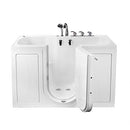 Ella's Bubbles O2SA3260H-HB-R Tub4Two Hydro Massage Acrylic Walk-in Tub with Right Outward Swing Door, Ella 5pc. Fast-Fill Faucet, Dual 2" Drains, 32" x 60" x 42", White