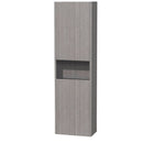 Wyndham Collection Diana Wall Cabinet - Gray Oak WC-V203-GROAK