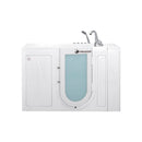 Ella Capri 30"x52" Acrylic Air and Hydro Massage and Heated Seat Walk-In Bathtub with Right Outward Swing Door, 5 Piece Fast Fill Faucet, 2" Dual Drain 10