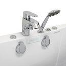 Ella Companion 32"x60" Air + Hydro Massage w/ Independent Foot Massage Acrylic Two Seat Walk-In-Bathtub, Heated Seat, Left Inward Swing Door, 2 Piece Fast Fill Faucet, 2" Dual Drains 12