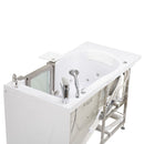 Ella Royal 32"x52" Acrylic Hydro Massage Walk-In Bathtub with Right Inward Swing Door, 2 Piece Fast Fill Faucet, 2" Dual Drain 11