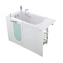 Ella Monaco 32"x52" Acrylic Hydro Massage Walk-In Bathtub with Left Outward Swing Door, Heated Seat, 2 Piece Fast Fill Faucet, 2" Dual Drain 10
