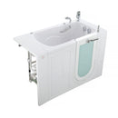 Ella Monaco 32"x52" Acrylic Hydro Massage Walk-In Bathtub with Right Outward Swing Door, Heated Seat, 2 Piece Fast Fill Faucet, 2" Dual Drain 10