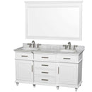 Wyndham Collection Berkeley 60" Double Bathroom Vanity - White WC-1717-60-DBL-WHT 3