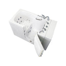 Ella Capri 30"x52" Acrylic Air and Hydro Massage Walk-In Bathtub with Right Outward Swing Door, 5 Piece Fast Fill Faucet, 2" Dual Drain 12