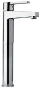 Jewel Faucets Chrome Single Lever Handle Tall Vessel Sink Faucet With Classic Spout 14205