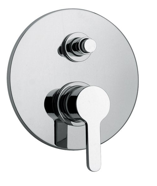 Jewel Faucets Pressure Balanced Valve Body With Diverter and J14 Series Chrome Trim, 14797RIT