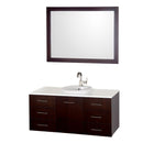 Wyndham Collection Arrano 48" Single Vanity Set - Espresso WC-B400-48-ESP