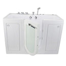 Ella's O2SA3060MH Tub4Two Acrylic Hydro and Microbubble Jetted Walk-in Bathtub, 31" x 60", White
