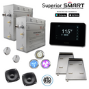WiFi Superior SMART Steam Shower Generator Kit 18kW