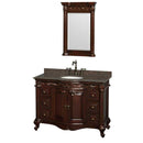 Wyndham Collection Edinburgh 48" Single Bathroom Vanity - Cherry WC-J233-48-SGL-VAN-CHE