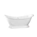 Wyndham Collection 69" Soaking Bathtub - White WCBTO86669