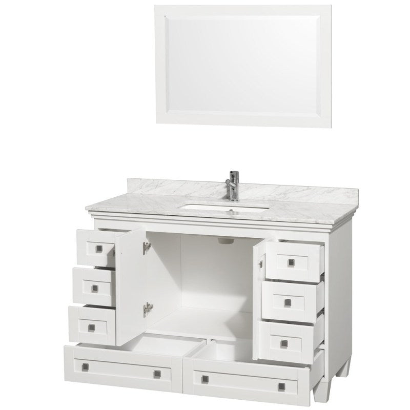 Wyndham Collection Acclaim 48" Single Bathroom Vanity - White WC-CG8000-48-WHT 4