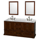 Wyndham Collection Rochester 72" Double Bathroom Vanity - Cherry WC-J231-72-DBL-VAN-CHE 4