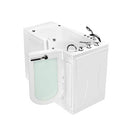 Ella's Bubbles OA3052H-R Capri Hydro Massage Acrylic Walk-in Bathtub, Right Outswing Door, Thermostatic Faucet, Dual 2" Drains, 30" x 52", White