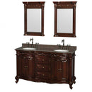 Wyndham Collection Edinburgh 60" Double Bathroom Vanity - Cherry WC-J233-60-DBL-VAN-CHE