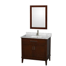 Wyndham Collection Hatton 36" Single Bathroom Vanity - Dark Chestnut WC-1616-36-SGL-VAN-CDK 7