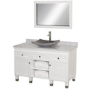 Wyndham Collection Premiere 48" Bathroom Vanity - White WC-CG5000-48-WHT