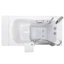 Ella Elite 30"x52" Acrylic Soaking Walk-In-Bathtub, Right Inward Swing Door, Heated Seat,  2 Piece Fast Fill Faucet, 2" Dual Drain 2