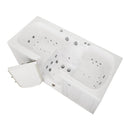 Ella Big4Two 36"x80" Hydro + Air Massage w/ Independent Foot Massage Acrylic Two Seat Walk-In-Bathtub, Left Outswing Door, Heated Seats, No Faucet, 2" Dual Drain 2