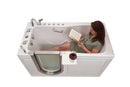 Ella Ultimate 30"x60" Acrylic Air and Hydro Massage + Independent Foot Massage Walk-In-Bathtub, Left Inward Swing Door, Heated Seat, 5 Piece Fast Fill Faucet, 2" Dual Drain 2