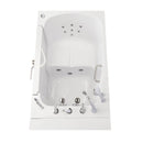 Ella Wheelchair Transfer 36"x55" Acrylic Hydro Massage Walk-In Bathtub with Right Outward Swing Door, 5 Piece Fast Fill Faucet, 2" Dual Drain 2