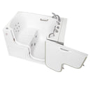 Ella Wheelchair Transfer 36"x55" Acrylic Hydro Massage Walk-In Bathtub with Right Outward Swing Door, Heated Seat, 5 Piece Fast Fill Faucet, 2" Dual Drain 2