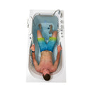 Ella Shak 36"x72" Acrylic Air and Hydro Massage w/ Independent Foot Massage Walk-In Bathtub , Left Outward Swing Door, 2" Dual Drain, Ella 5 Piece Fast Fill Faucet, Heated Seat and Backrest 2