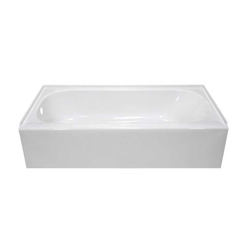 Lyons Industries Victory 4.5 ft. Left Drain Soaking Tub in White