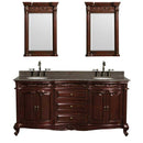 Wyndham Collection Edinburgh 72" Double Bathroom Vanity - Cherry WC-J233-72-DBL-VAN-CHE 7
