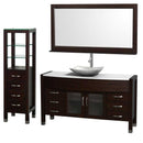 Wyndham Collection Daytona 60" Bathroom Vanity with Vessel Sink, Mirror and Cabinet - Espresso WC-A-W2109-60-T-ESP-SET 6