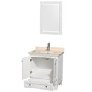 Wyndham Collection Acclaim 30" Single Bathroom Vanity - White WC-CG8000-30-WHT 2