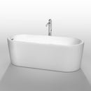 Wyndham Collection Ursula 67" Soaking Bathtub - White WC-BTK1511-67