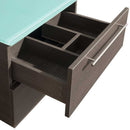 Wyndham Collection Amare 24" Wall-Mounted Bathroom Vanity Set with Integrated Sink - Espresso WC-R4100-24-VAN-ESP- 4