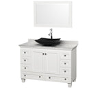 Wyndham Collection Acclaim 48" Single Bathroom Vanity for Vessel Sink - White WC-CG8000-48-SGL-VAN-WHT 6