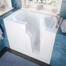 Venzi 26x46 Right Drain White Whirlpool & Air Jetted Walk In Bathtub By Meditub