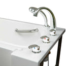 Ella's Bubbles 265303 Narrow 26-in Wide Hydro Massage Walk In Bath 7