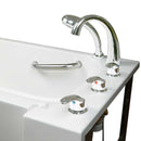 Ella's Bubbles 265304 Narrow 26-in Wide Air & Hydro Massage Walk In Bath 7