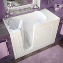 Venzi 26x53 Left Drain White Whirlpool Jetted Walk In Bathtub By Meditub