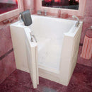 Venzi 27x39 Right Drain White Whirlpool & Air Jetted Walk In Bathtub By Meditub