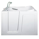 Ella's Bubbles 284804 Short 48-in Long Air & Hydro Massage Walk In Bath