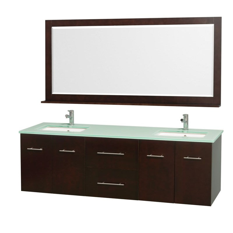 Wyndham Collection Centra 72" Double Bathroom Vanity for Undermount Sinks - Espresso WC-WHE009-72-DBL-VAN-ESP- 6